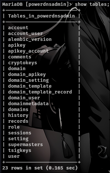 Build Mysql Tables