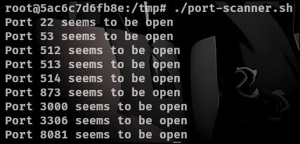 Build Port Scan