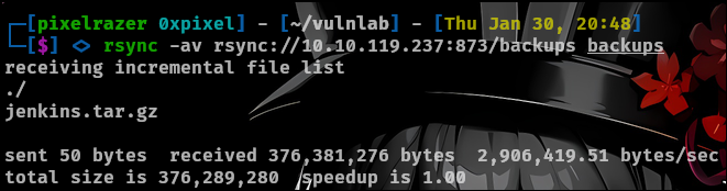 Build Rsync Mount