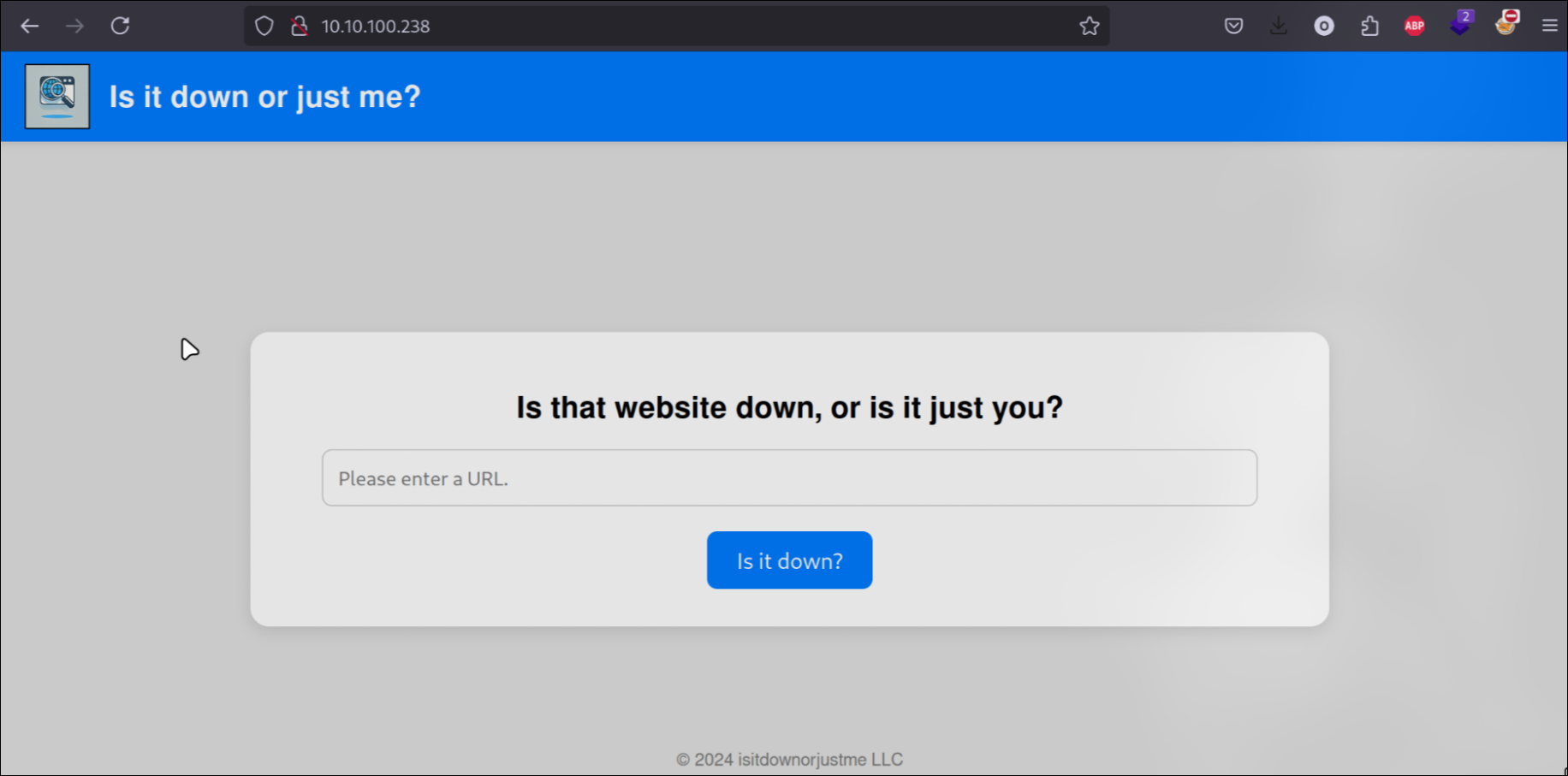 Down website