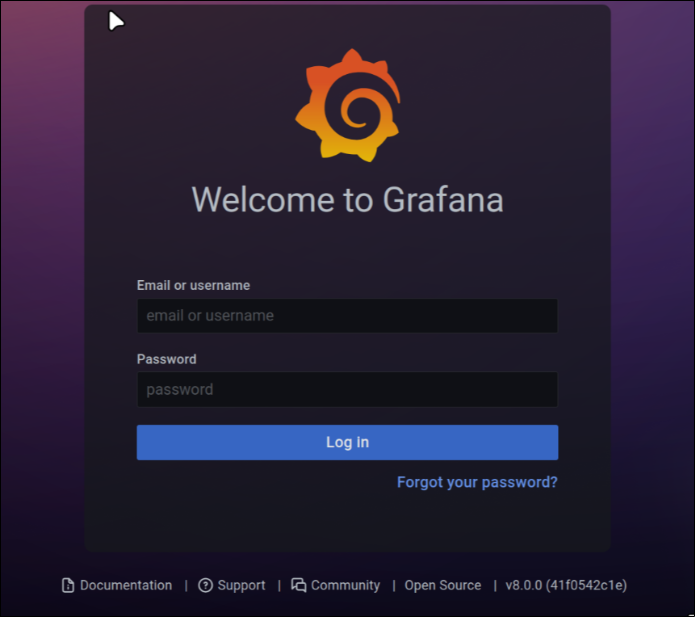 Grafana Login